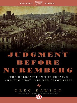 cover image of Judgment Before Nuremberg